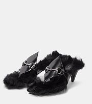 Gucci Horsebit leather thong sandals - 1