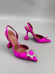 	 Amina Muaddi Begum Sling Pumps In Pink Color 9.5cm - 6