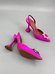 	 Amina Muaddi Begum Sling Pumps In Pink Color 9.5cm - 5