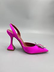 	 Amina Muaddi Begum Sling Pumps In Pink Color 9.5cm - 4