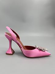 	 Amina Muaddi Begum Sling Pumps In Light Pink Color 9.5cm - 5