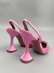 	 Amina Muaddi Begum Sling Pumps In Light Pink Color 9.5cm - 4