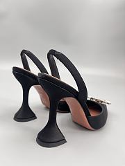 	 Amina Muaddi Begum Sling Pumps In Black Color 9.5cm - 5