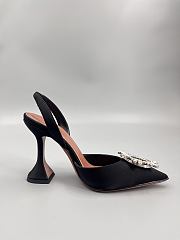 	 Amina Muaddi Begum Sling Pumps In Black Color 9.5cm - 3