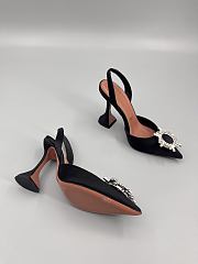 	 Amina Muaddi Begum Sling Pumps In Black Color 9.5cm - 2
