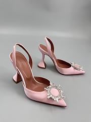 	 Amina Muaddi Begum Sling Pumps In Light Pink 02 Color 9.5cm - 6