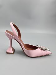 	 Amina Muaddi Begum Sling Pumps In Light Pink 02 Color 9.5cm - 5