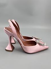	 Amina Muaddi Begum Sling Pumps In Light Pink 02 Color 9.5cm - 3