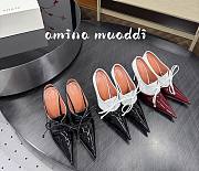 Amina Muaddi Patent Spectator High Heels - 1