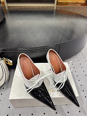 Amina Muaddi Patent Spectator High Heels - 2