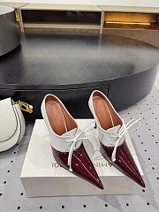 Amina Muaddi Patent Spectator High Heels - 3