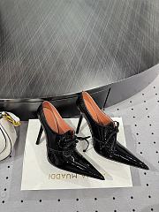 Amina Muaddi Patent Spectator High Heels - 4