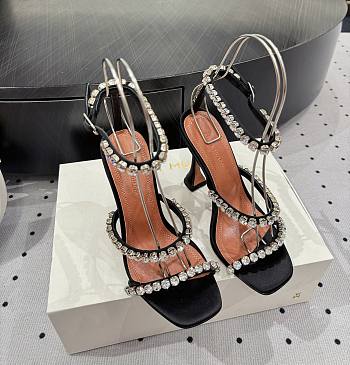 	 Amina Muaddi 100mm Gilda crystal-embellished Sandals In Black