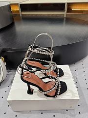 	 Amina Muaddi 100mm Gilda crystal-embellished Sandals In Black - 4