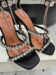 	 Amina Muaddi 100mm Gilda crystal-embellished Sandals In Black - 2