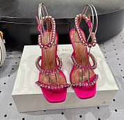 	 Amina Muaddi 100mm Gilda crystal-embellished Sandals In pink - 1