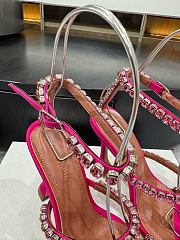 	 Amina Muaddi 100mm Gilda crystal-embellished Sandals In pink - 5
