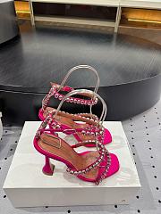 	 Amina Muaddi 100mm Gilda crystal-embellished Sandals In pink - 4