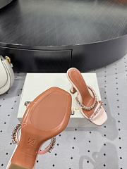 	 Amina Muaddi 100mm Gilda crystal-embellished Sandals In Light Pink - 6