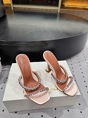 	 Amina Muaddi 100mm Gilda crystal-embellished Sandals In Light Pink - 5