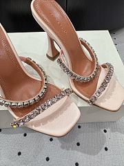 	 Amina Muaddi 100mm Gilda crystal-embellished Sandals In Light Pink - 4