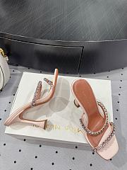 	 Amina Muaddi 100mm Gilda crystal-embellished Sandals In Light Pink - 2