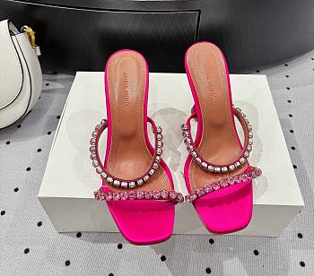 	 Amina Muaddi 100mm Gilda crystal-embellished Sandals In Pink 03