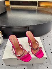 	 Amina Muaddi 100mm Gilda crystal-embellished Sandals In Pink 03 - 5