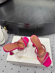 	 Amina Muaddi 100mm Gilda crystal-embellished Sandals In Pink 03 - 4