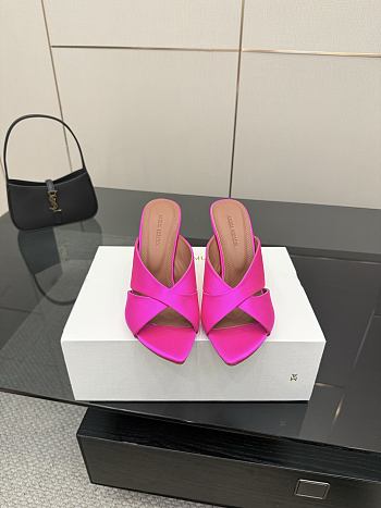 Amani Muaddi Pink Mules 10cm