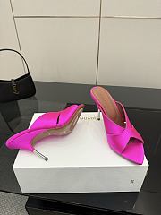 Amani Muaddi Pink Mules 10cm - 5