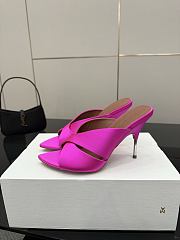 Amani Muaddi Pink Mules 10cm - 2