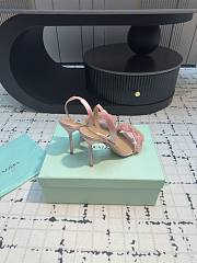 	 Aquazzura Light Pink Slingback Sandals 10cm - 4
