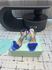 	 Aquazzura Blue Slingback Sandals 10cm - 2