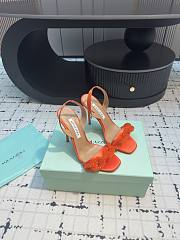 	 Aquazzura Orange Slingback Sandals 10cm - 5