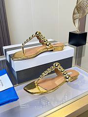 Aquazzura Flip Flop Gold - 4