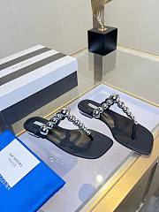 	 Aquazzura Flip Flop Black - 5