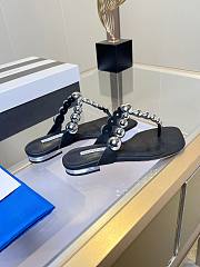 	 Aquazzura Flip Flop Black - 4