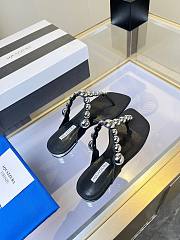 	 Aquazzura Flip Flop Black - 3
