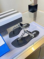 	 Aquazzura Flip Flop Black - 2