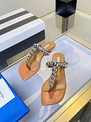 	 Aquazzura Flip Flop Beige - 6