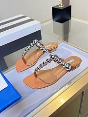 	 Aquazzura Flip Flop Beige - 3
