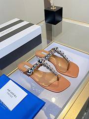 	 Aquazzura Flip Flop Beige - 2