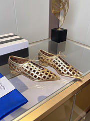 	 Aquazzura Flat Shoes In Gold - 6
