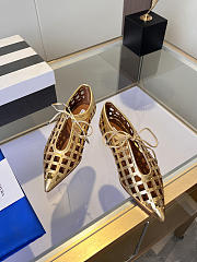 	 Aquazzura Flat Shoes In Gold - 5