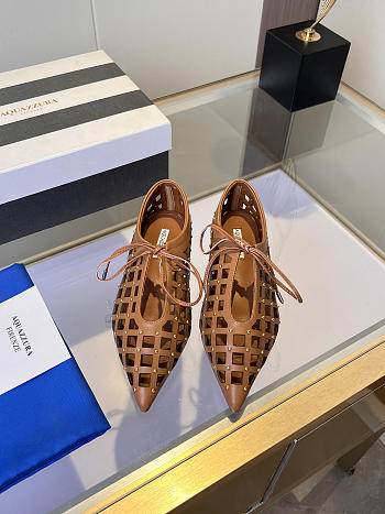 	 Aquazzura Flat Shoes In Brown
