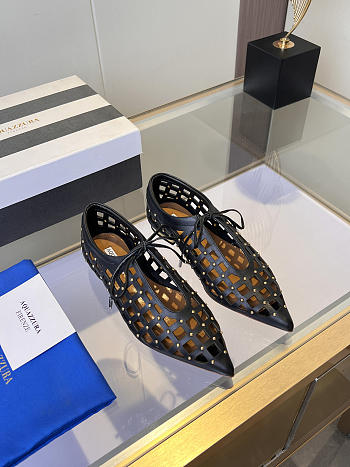 	 Aquazzura Flat Shoes In Black
