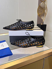 	 Aquazzura Flat Shoes In Black - 6