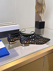 	 Aquazzura Flat Shoes In Black - 2