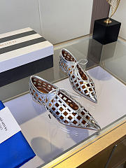 	 Aquazzura Flat Shoes In Silver - 5